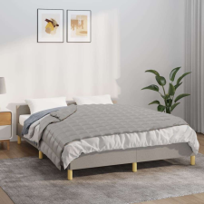 vidaXL szürke szövet súlyozott takaró 120 x 180 cm 5 kg lakástextília