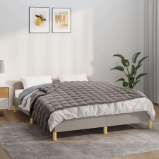 vidaXL szürke szövet súlyozott takaró 122 x 183 cm 9 kg lakástextília