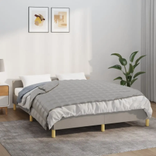 vidaXL szürke szövet súlyozott takaró 135 x 200 cm 10 kg lakástextília