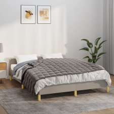 vidaXL szürke szövet súlyozott takaró 150 x 200 cm 7 kg lakástextília