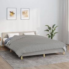 vidaXL szürke szövet súlyozott takaró 200 x 225 cm 9 kg lakástextília