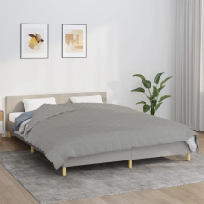 vidaXL szürke szövet súlyozott takaró 220 x 235 cm 15 kg lakástextília