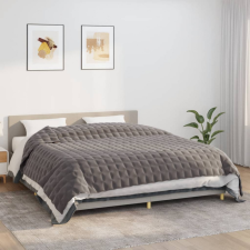 vidaXL szürke szövet súlyozott takaró 220 x 260 cm 11 kg lakástextília