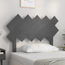 vidaXL szürke tömör fenyőfa ágyfejtámla 104x3x80,5 cm ágy és ágykellék