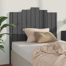 vidaXL szürke tömör fenyőfa ágyfejtámla 106x4x110 cm ágy és ágykellék