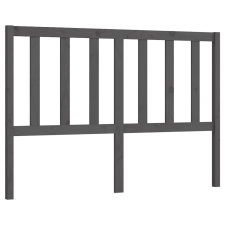 vidaXL szürke tömör fenyőfa ágyfejtámla 126 x 4 x 100 cm (817732) ágy és ágykellék
