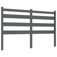 vidaXL szürke tömör fenyőfa ágyfejtámla 141 x 4 x 100 cm (818417) ágy és ágykellék
