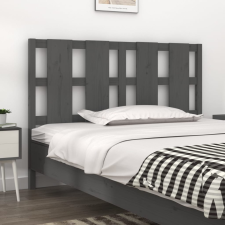 vidaXL szürke tömör fenyőfa ágyfejtámla 145,5 x 4 x 100 cm ágy és ágykellék