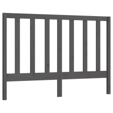 vidaXL szürke tömör fenyőfa ágyfejtámla 146 x 4 x 100 cm (817692) ágy és ágykellék