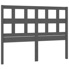 vidaXL szürke tömör fenyőfa ágyfejtámla 185,5x4x100 cm (818937) ágy és ágykellék