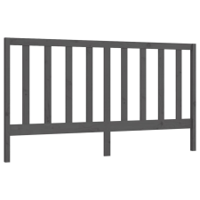 vidaXL szürke tömör fenyőfa ágyfejtámla 206 x 4 x 100 cm (817712) ágy és ágykellék