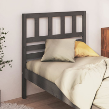 vidaXL szürke tömör fenyőfa ágyfejtámla 96 x 4 x 100 cm ágy és ágykellék