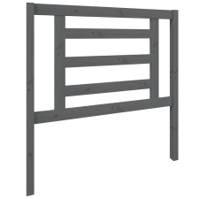 vidaXL szürke tömör fenyőfa ágyfejtámla 96 x 4 x 100 cm (818802) ágy és ágykellék