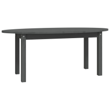 vidaXL szürke tömör fenyőfa dohányzóasztal 110 x 55 x 45 cm (822344) bútor
