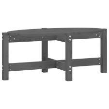 vidaXL szürke tömör fenyőfa dohányzóasztal 87 x 48 x 35 cm (822324) bútor