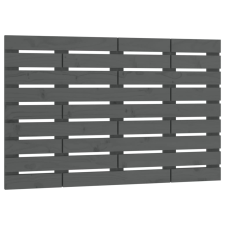 vidaXL szürke tömör fenyőfa fali fejtámla 81x3x63 cm (824745) ágy és ágykellék