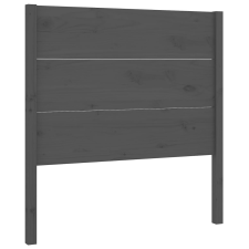 vidaXL szürke tömör fenyőfa fejtámla 96 x 4 x 100 cm (818702) ágy és ágykellék