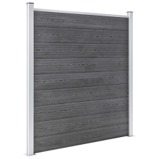 vidaXL szürke WPC kerítéspanel 180 x 186 cm  (49067) építőanyag