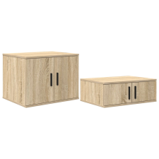 vidaXL Tároló Szekrény Sonoma Tölgy 103x41x40 cm Farostlemez (866677) bútor