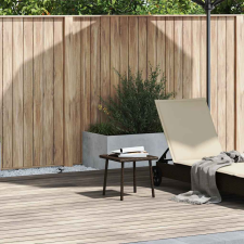 vidaXL téglalap barna polyrattan kerti dohányzóasztal 40x40x37cm (4104046) kerti bútor