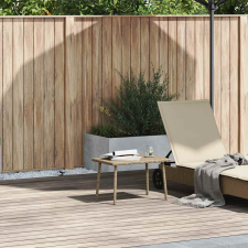 vidaXL téglalap bézs polyrattan kerti dohányzóasztal 60x40x37cm (4104053) kerti bútor
