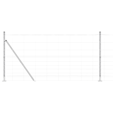 vidaXL Tér Háló 1.2x25 m Horganyzott Acél (3351509) építőanyag