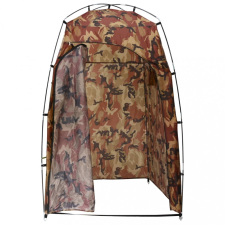 vidaXL Terepszínű tusoló/wc/öltöző sátor sátor