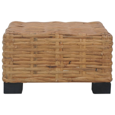vidaXL természetes rattan dohányzóasztal 47 x 47 x 28 cm (286282) bútor