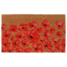vidaXL természetes színű rojtos kókuszrost lábtörlő 45 x 75 cm lakástextília