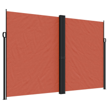 vidaXL terrakotta behúzható oldalsó napellenző 220 x 600 cm kerti bútor