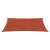 vidaXL terrakotta HDPE napvitorla 160 g/m² 6 x 8 m