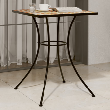 vidaXL terrakotta kerámia mozaikos bisztróasztal 60 x 60 x 74 cm kerti bútor