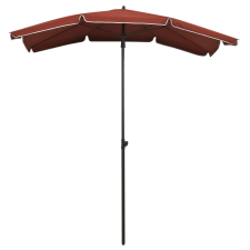 vidaXL terrakotta napernyő rúddal 200 x 130 cm (315556) kerti bútor