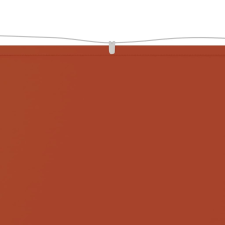 vidaXL terrakotta oxford-szövet függőleges napellenző 180 x 800 cm (148371) kerti bútor