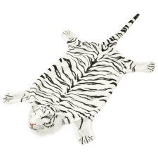 vidaXL tigris szőnyeg plüss 144 cm fehér lakástextília