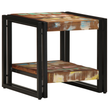 vidaXL Többszínű Dohányzóasztal 40x50x38 cm Tömör újrahasznosított fa (4102726) bútor