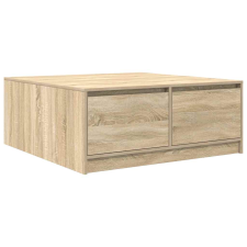 vidaXL tölgy színű dohányzóasztal fiókokkal 100x100x40 cm (3328401) bútor