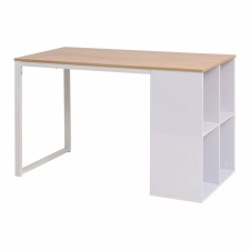 vidaXL tölgyfa/fehér színű íróasztal 120 x 60 x 75 cm íróasztal