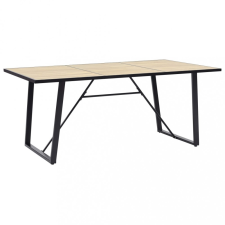 vidaXL Tölgyszínű MDF étkezőasztal 200 x 100 x 75 cm kerti bútor