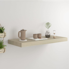 vidaXL tölgyszínű MDF fali polc 60 x 23,5 x 3,8 cm bútor