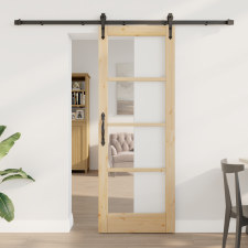 vidaXL Tolóajtó hardver szettel 'ORKDAL'73.5x198.5 cm nyílászáró