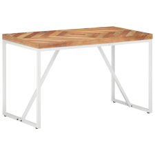 vidaXL tömör akác és mangófa étkezőasztal 120 x 60 x 76 cm bútor