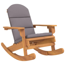 vidaXL tömör akácfa Adirondack hintaszék párnával (360037) kerti bútor