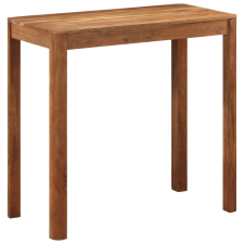vidaXL tömör akácfa bárasztal mézszínű bevonattal 110 x 55 x 106 cm bútor