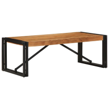 vidaXL tömör akácfa dohányzóasztal 100x50x35 cm bútor
