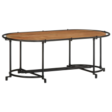 vidaXL tömör akácfa dohányzóasztal 110 x 55 x 40 cm (4013498) bútor