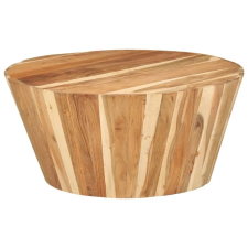 vidaXL tömör akácfa dohányzóasztal Ø65 x 31 cm bútor
