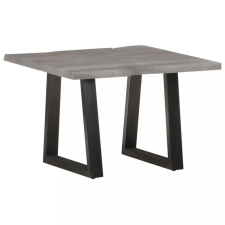 vidaXL Tömör akácfa dohányzóasztal természetes szélekkel 60x60x40 cm bútor