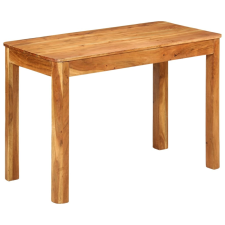 vidaXL tömör akácfa étkezőasztal 110 x 55 x 76 cm bútor