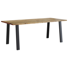 vidaXL tömör akácfa étkezőasztal 200x90x75 cm (353299) bútor